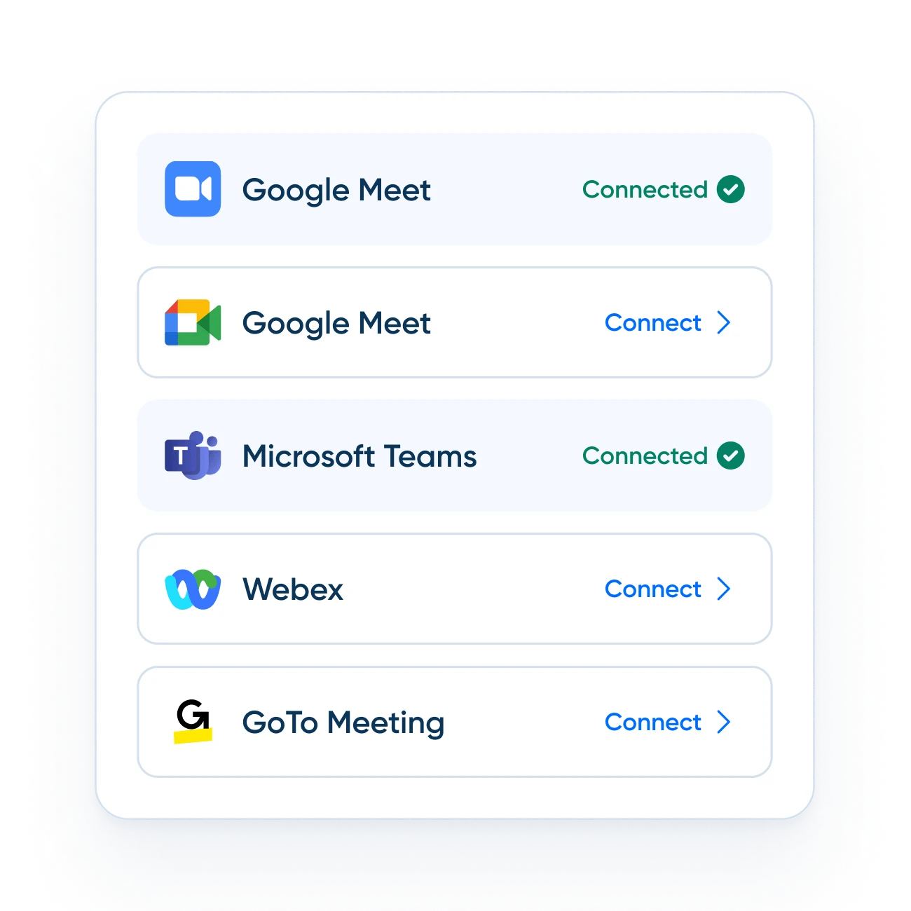 Connect conferencing tools